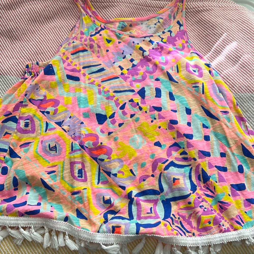 Lilly Pulitzer Tassle Tank Top - LIKE NEW!